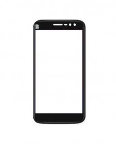 Replacement Front Glass For Blu C6l Black By - Maxbhi Com