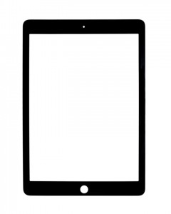 Replacement Front Glass For Apple Ipad 16gb Wifi Grey By - Maxbhi.com