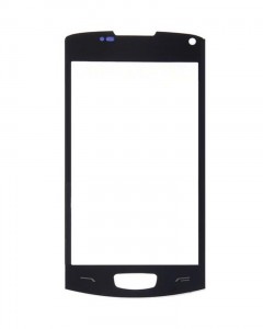 Replacement Front Glass For Samsung S8600 Wave 3 Black By - Maxbhi.com
