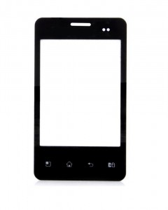 Replacement Front Glass For Lg Optimus L3 E405 Black By - Maxbhi.com