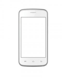 Replacement Front Glass For Intex Cloud Y12 White By - Maxbhi.com