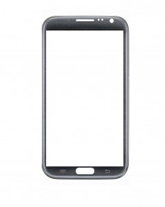 Replacement Front Glass For Samsung Galaxy Note Ii Cdma N719 Grey By - Maxbhi.com