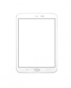 Replacement Front Glass For Iberry Auxus Corex8 3g White By - Maxbhi.com