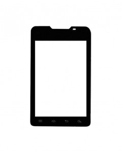 Replacement Front Glass For Motorola Motoluxe Xt389 Black By - Maxbhi.com