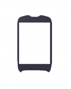Replacement Front Glass For Lg Cookie Style T310 Black Red By - Maxbhi.com