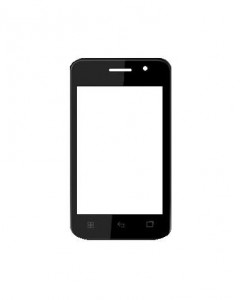 Replacement Front Glass For Lemon P10 Black By - Maxbhi.com