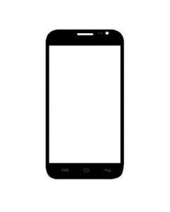 Replacement Front Glass For Zears Andro Z5 Black By - Maxbhi.com