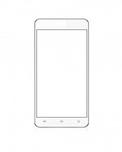 Replacement Front Glass For Vivo X3s White By - Maxbhi.com