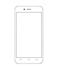 Replacement Front Glass For Lava Iris Atom White By - Maxbhi.com