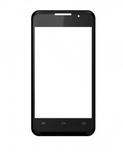 Replacement Front Glass For Intex Cloud Y11 White By - Maxbhi.com