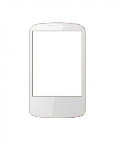 Replacement Front Glass For Micromax X331 White By - Maxbhi.com