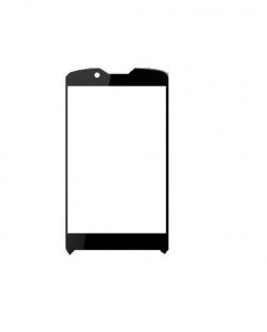 Replacement Front Glass For Alcatel Pop D5 Pink By - Maxbhi.com