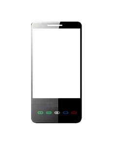 Replacement Front Glass For Vox Mobile Vgs505 White By - Maxbhi.com