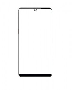 Replacement Front Glass For Vivo X23 Black By - Maxbhi Com