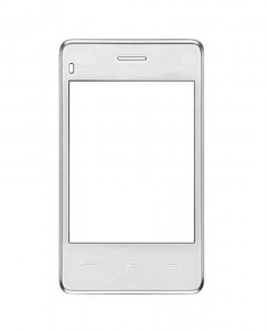 Replacement Front Glass For Lg T375 Cookie Smart White By - Maxbhi.com