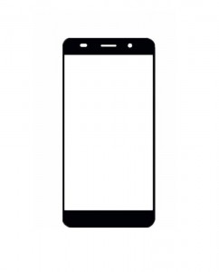 Replacement Front Glass For Huawei Y6 Pro Black By - Maxbhi.com