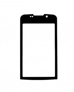 Replacement Front Glass For Samsung B7610 Omniapro Black By - Maxbhi.com