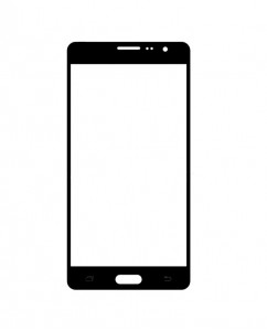 Replacement Front Glass For Samsung Galaxy On7 Pro Black By - Maxbhi.com