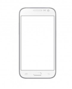 Replacement Front Glass For Samsung Galaxy Core Prime 4g White By - Maxbhi.com