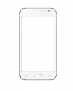 Replacement Front Glass For Samsung Galaxy Core Prime 4g White By - Maxbhi.com