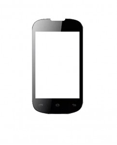 Replacement Front Glass For Spice Stellar Xtacy Mi352 Black By - Maxbhi.com