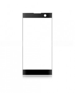 Replacement Front Glass For Sony Xperia Xa2 Black By - Maxbhi.com