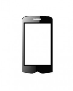 Replacement Front Glass For Celkon A7 White By - Maxbhi.com