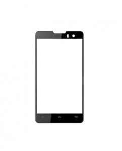 Replacement Front Glass For Cloudfone Thrill 400qx Black By - Maxbhi.com