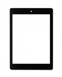 Replacement Front Glass For Acer Iconia A1811 Black By - Maxbhi.com