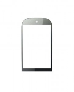 Replacement Front Glass For Videocon V1665 Black By - Maxbhi.com