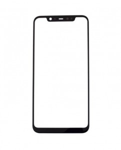Replacement Front Glass For Xiaomi Mi 8 Black By - Maxbhi Com