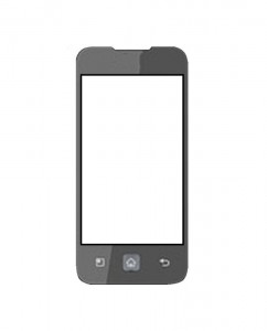 Replacement Front Glass For Lg Univa E510 Black By - Maxbhi.com