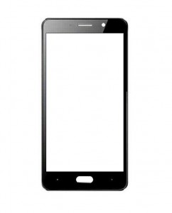 Replacement Front Glass For Comio C1 Pro Grey By - Maxbhi Com