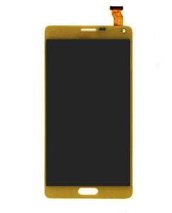 Lcd With Touch Screen For Samsung Galaxy Note 4 Duos Smn9100 Gold By - Maxbhi.com