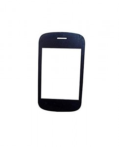 Replacement Front Glass For Micromax A52 Black By - Maxbhi.com