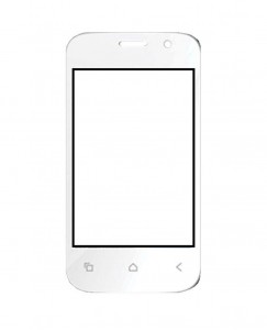 Replacement Front Glass For Videocon A16 White By - Maxbhi.com