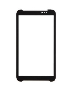 Replacement Front Glass For Asus Fonepad Note 6 Me560cg Black By - Maxbhi.com