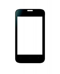 Replacement Front Glass For Videocon V1585 Black By - Maxbhi.com