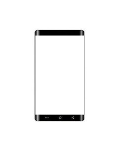 Replacement Front Glass For Ziox Astra Curve 4g White By - Maxbhi.com