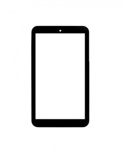 Replacement Front Glass For Msi Windpad Primo 73 Pink By - Maxbhi.com