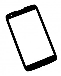 Replacement Front Glass For Sharp Sh530u White By - Maxbhi.com