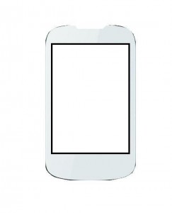 Replacement Front Glass For Videocon V1548 White By - Maxbhi.com