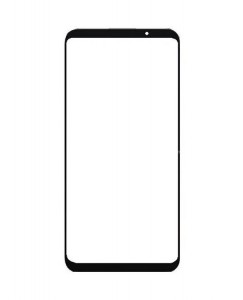 Replacement Front Glass For Meizu 16x Black By - Maxbhi Com