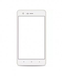 Replacement Front Glass For Lephone W10 Silver By - Maxbhi Com