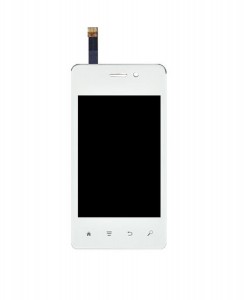Lcd With Touch Screen For Spice Mi356 Smart Flo Mettle 3.5x Black By - Maxbhi.com
