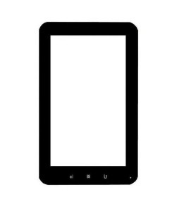 Replacement Front Glass For Swipe 3d Life Tab X74 3d Black By - Maxbhi.com