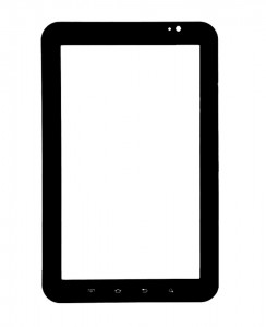 Replacement Front Glass For Samsung Galaxy Tab Tmobile T849 White By - Maxbhi.com