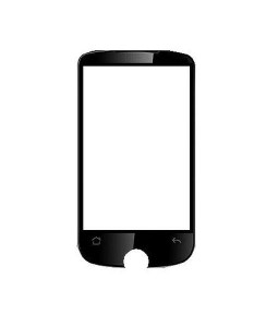 Replacement Front Glass For Karbonn K1818 Grey By - Maxbhi.com