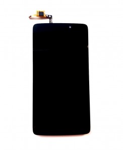 Lcd With Touch Screen For Alcatel 3c Black By - Maxbhi.com