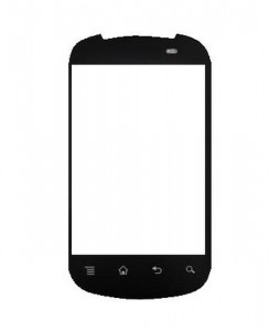 Replacement Front Glass For Lg Flip Ii Black By - Maxbhi.com